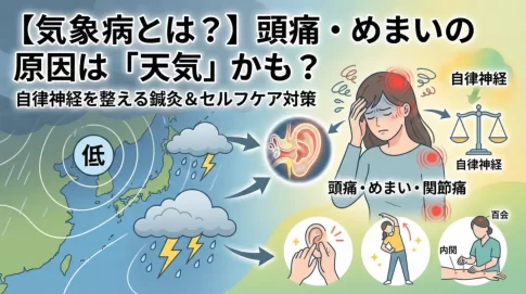 【気象病とは？】頭痛・めまい・関節痛の原因は「天気」かも？自律神経を整える鍼灸とセルフケア