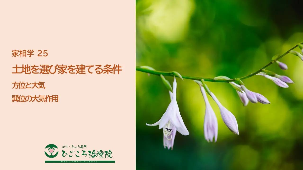 家相学 25 巽位の大気作用