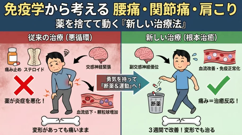 腰痛・ヘルニアは「安静」では治らない。薬を捨てて動くべき「3週間の新常識」