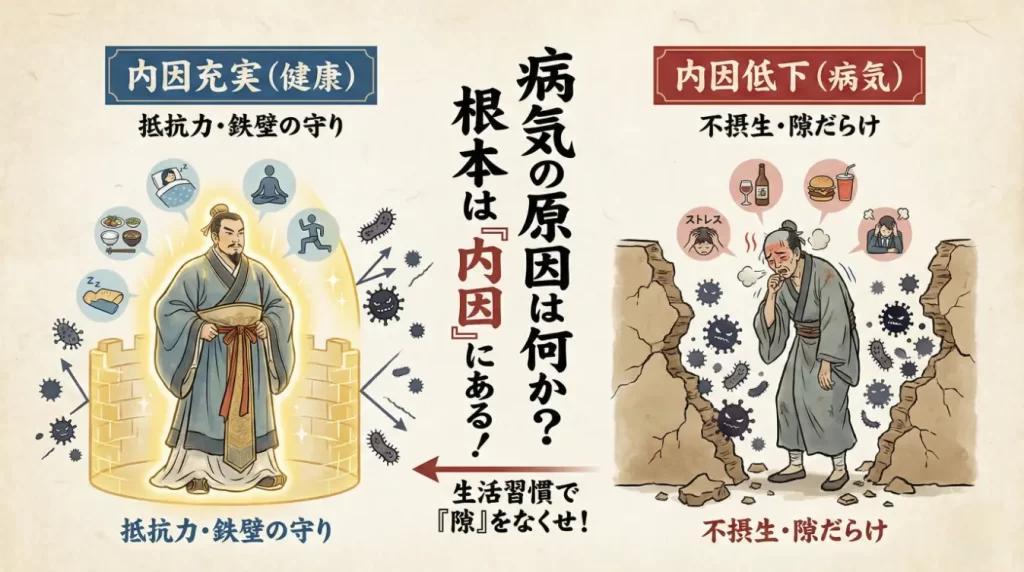 病気の原因は何か?根本は「内因」にある!