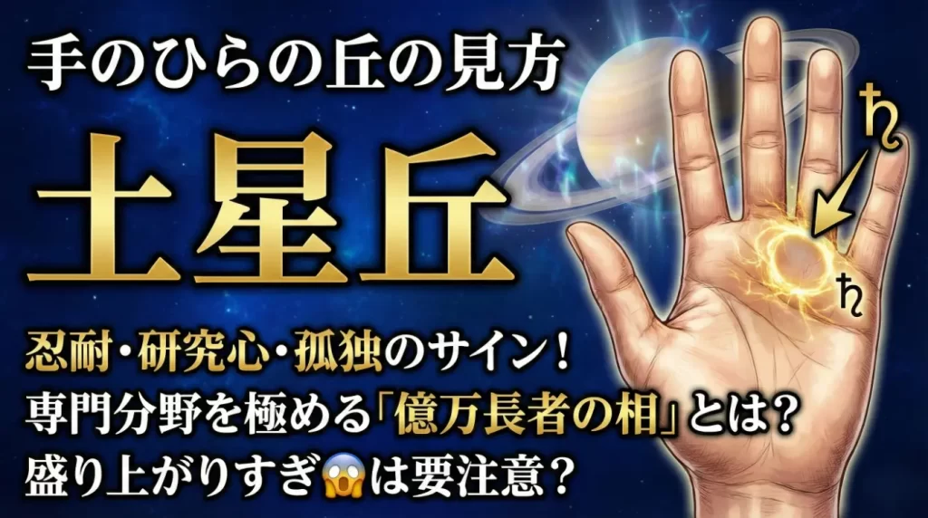 土星丘に現われる相