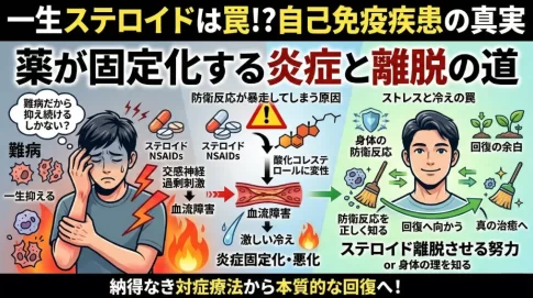 自己免疫疾患が治らない理由：防衛反応の暴走とステロイドの落とし穴